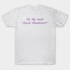 Men Black Print T-shirt Social Situations No-Cut Transfer Paper Print Cotton Tshirt