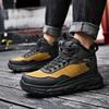 Boots Men Snow Plus Size Shoes For Men Comfortable Warm Fur Ankle Boots Sneakers Winter Men's Plush Footwear Working Shoes Male