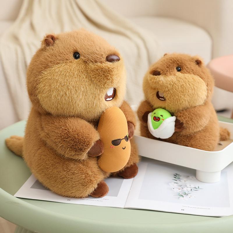 Groundhog Toy Plush Stuffed Animal With Soft Pp Cotton Filling For Gift Kids