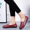 Fashion Women Flats Genuine Leather Ballerina Nurse Shoes Moccasins Women's Loafers Flats Slip On Silver Shoes For Women Soft Ballerinas