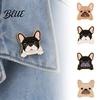 Dog Brooch Pin Pin Head Design Enamel Lapel Easy To Fix Outfit Badge