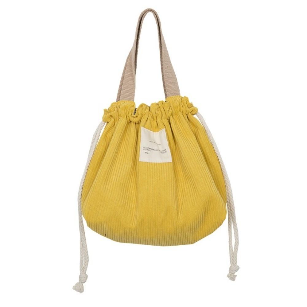 Durable Portable Drawstring Lunch Bag Large Capacity Multifunctional Handbag Tote Bag Picnic Camping