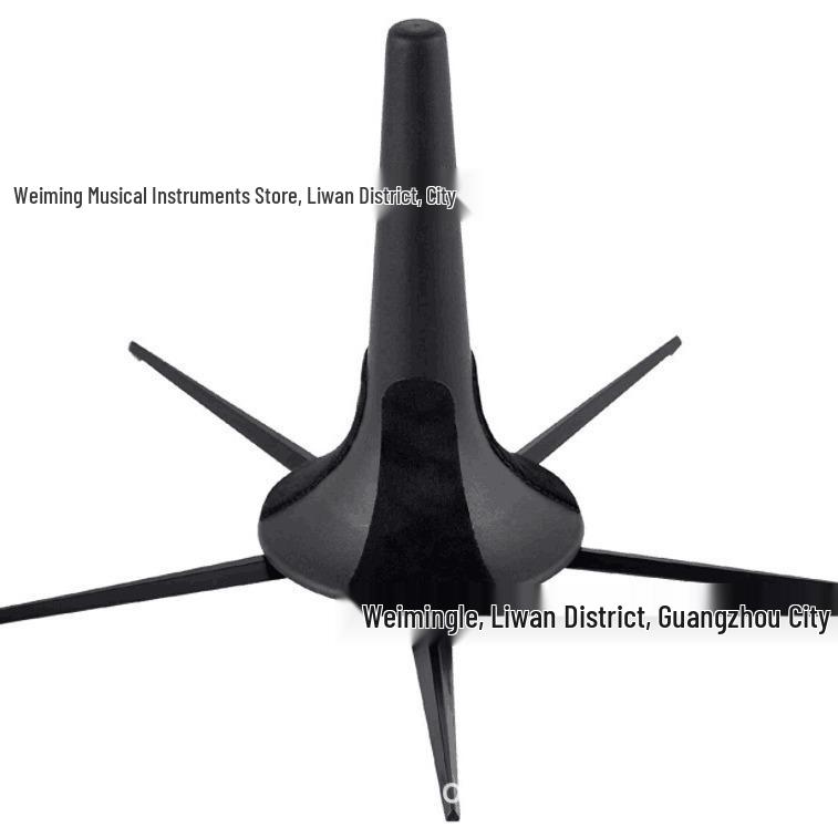 

Foldable 5-Leg Vertical Stand for Small Wind Instruments - Portable and Compact Display Holder Bagged (easy to scratch, buy with caution) чорний