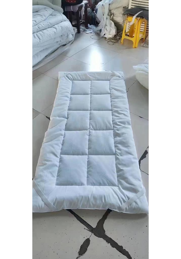 Feather Velvet Foldable Mattress - Brushed, Thickened for Students & Kids (Single/Double Bed)