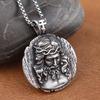 Trendy Men's Stainless Steel Shepherd Jesus Pendant Chain Holy Family Amulet Vintage Christian Jesus Necklaces Jewelry