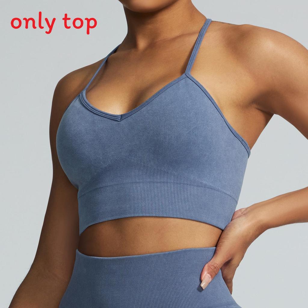 Aerobes Fitness-Set Mit Feuchtigkeitsableitendem Stoff Für Damen Laufen Und Yoga