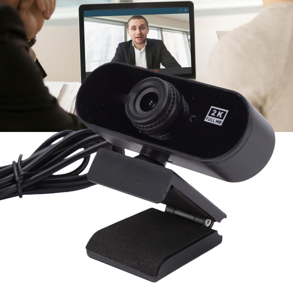 2K HD Webcam 170 Degree   Wide Lens   Recording USB Laptop Webcam for PC Desktop Plug and Play