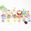 EarthMama Animal Hand Rattle Toy with BB Device - Early Education & Soothing Doll for Infants