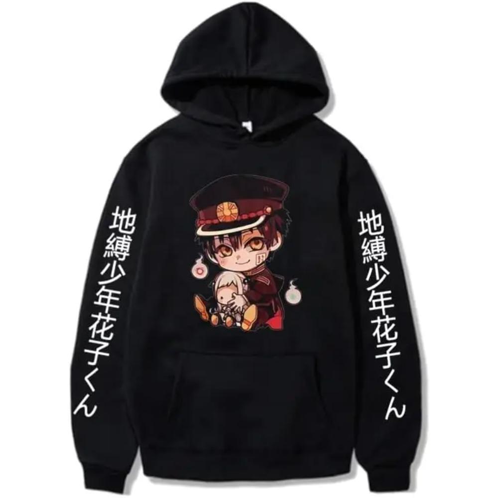 Japan Anime Toilet Bound Hanako Kun Graphic Hooded Men Women Manga Hoodies Casual Loose Sweatshirt Harajuku Male Streetwear