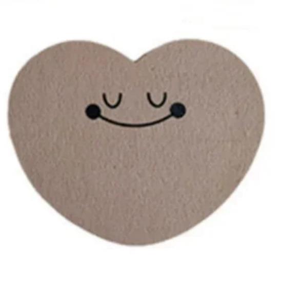 

1/5 шт. войлочные подставки нерегулярные графики милые впитывающие коврики теплоизоляция нескользящие подставки под чашки для напитков кухонный аксессуар