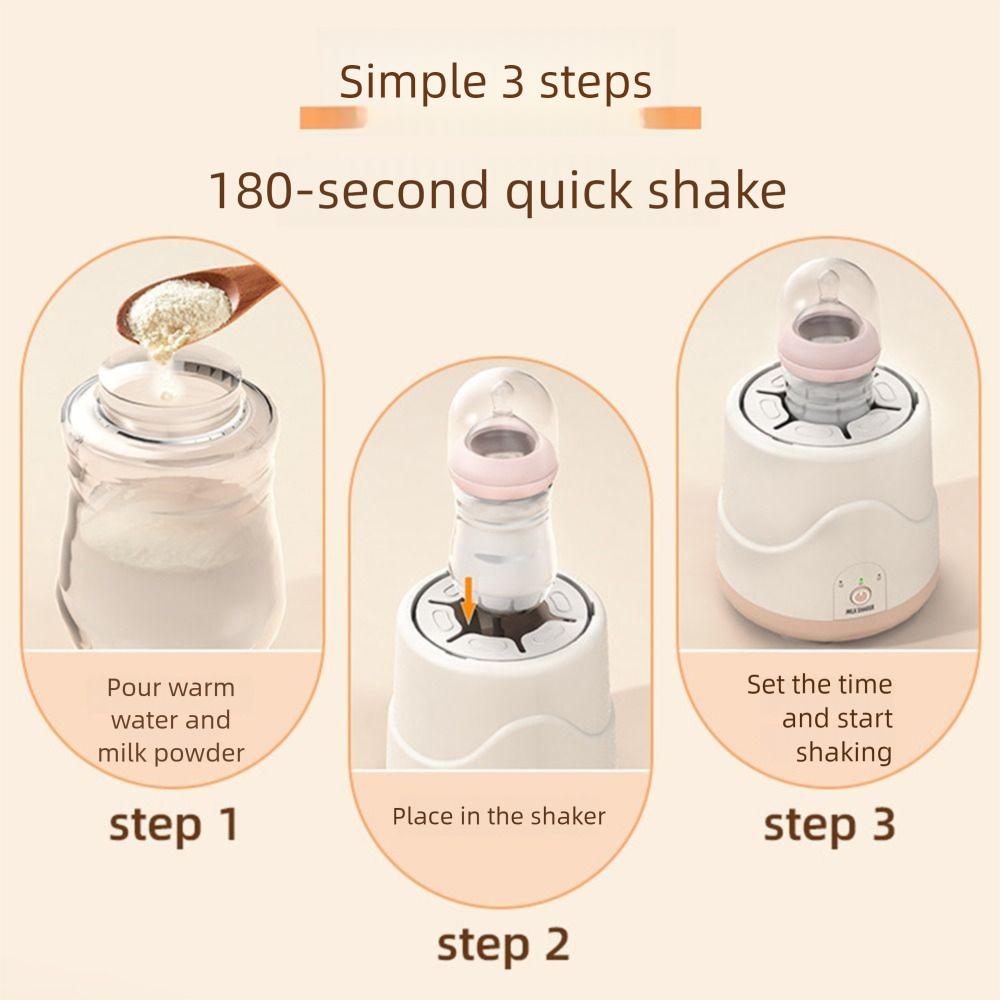 Adjustable Electric Baby Milk Blender Without Lumps 3 Modes Electric Powder Mixer Universal Low Noise Milk Preparation Machine