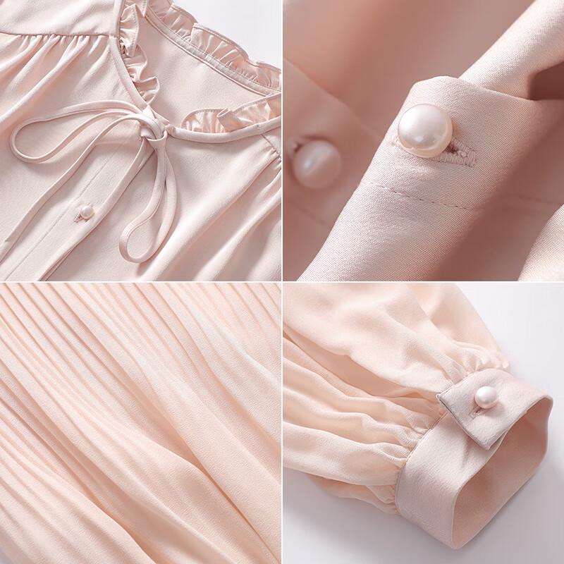 Elegante Blusa da Donna in Chiffon con Volant