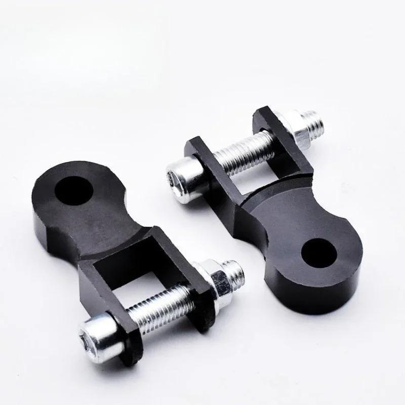 For Motorbike Scooter Replacement Parts 2pcs Aluminum Alloy Motorcycle Shock Extender Height Extension Suspension Riser чёрный