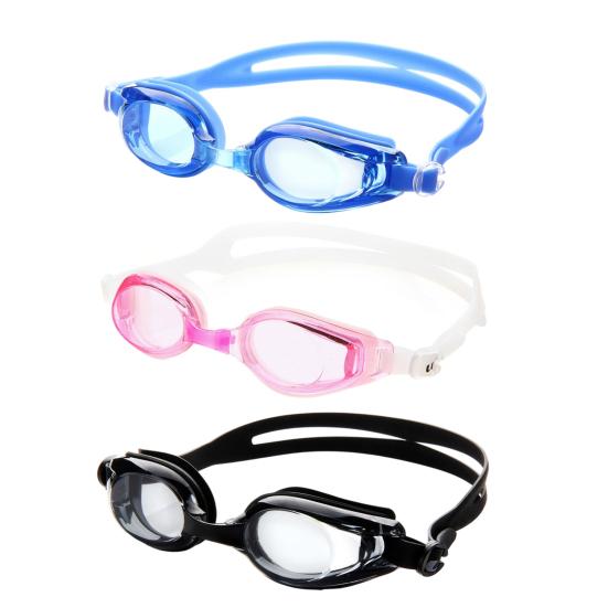Adults Swim Goggles with Storage Case Waterproof No Leakage Anti-Fog UV Protection Clear Lens Men Women Swimming Goggles Eyewear