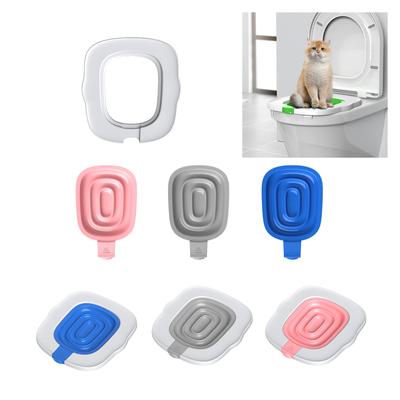 Cat Toilet Training System with Detachable Litter Tray for Cat Travel Home Use Cats Toilet Trainer Practical Pet Toilet