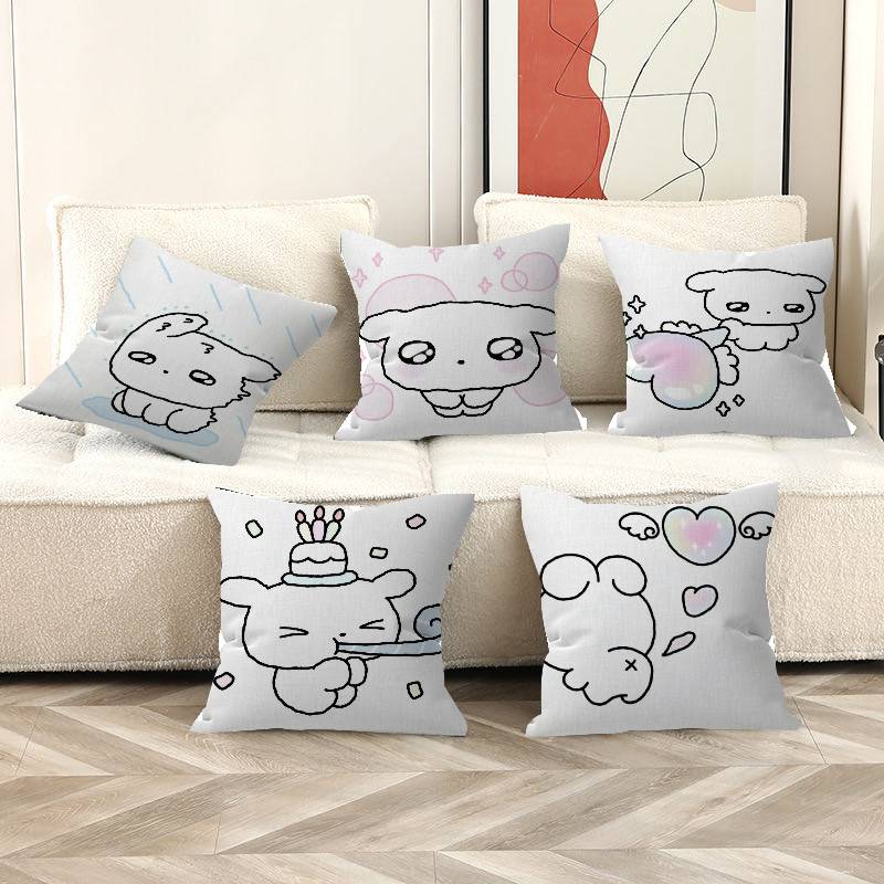 Cartoon U-Ujin Cushion Cover Pillowcase Upholstery Sofa Throw Pillow Home Decor Pillowcas