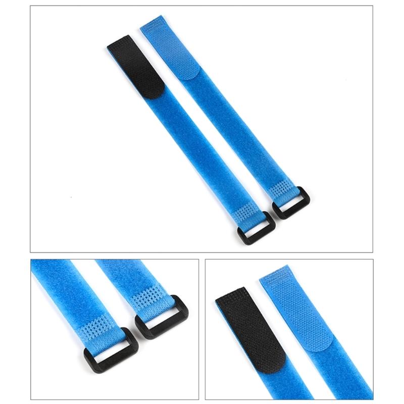 10 Pezzi Cinturino Regolabile Riutilizzabile per Canna da Pesca, Fascetta Porta Canna, Fascette per Attrezzatura da Pesca, Supporti per Cavi/Canne, Accessori da Pesca Durevoli