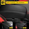 Hyundai Sonata 2015-2019 Suede Leather Armrest Box Cover Protector Central Control Interior Moulding