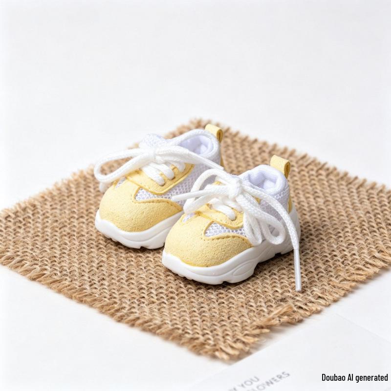 6-Point BJD Doll Shoes, 30CM Jointed, Fits 24CM Potato Dolls, Cute Replacement Outfits