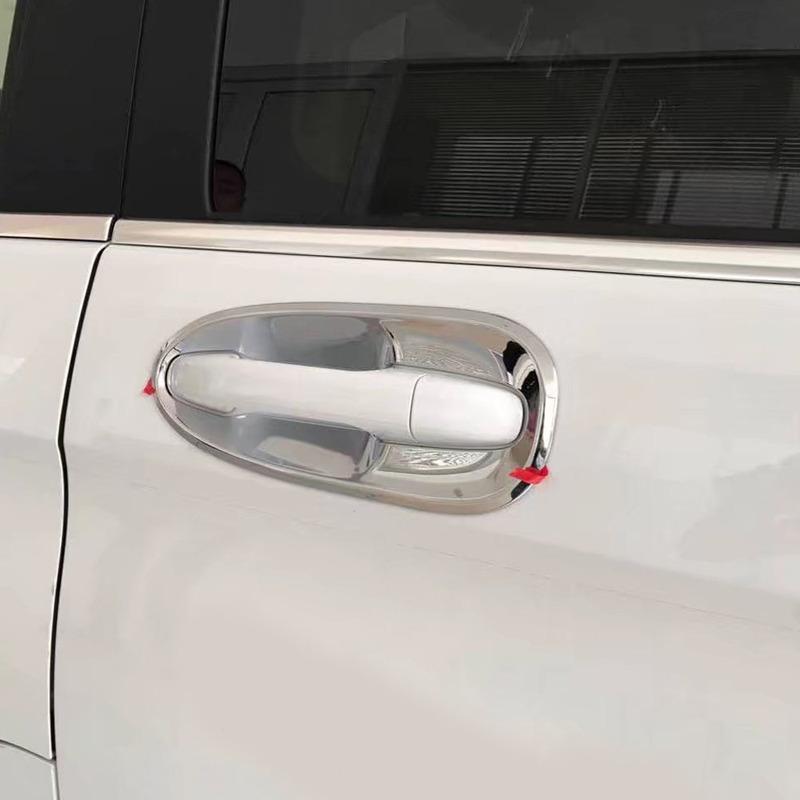 For Benz Vito W447 2016 2017 2018     Car Door Handle Bowl Cover Decoration Trim Armrest Interior Accessories