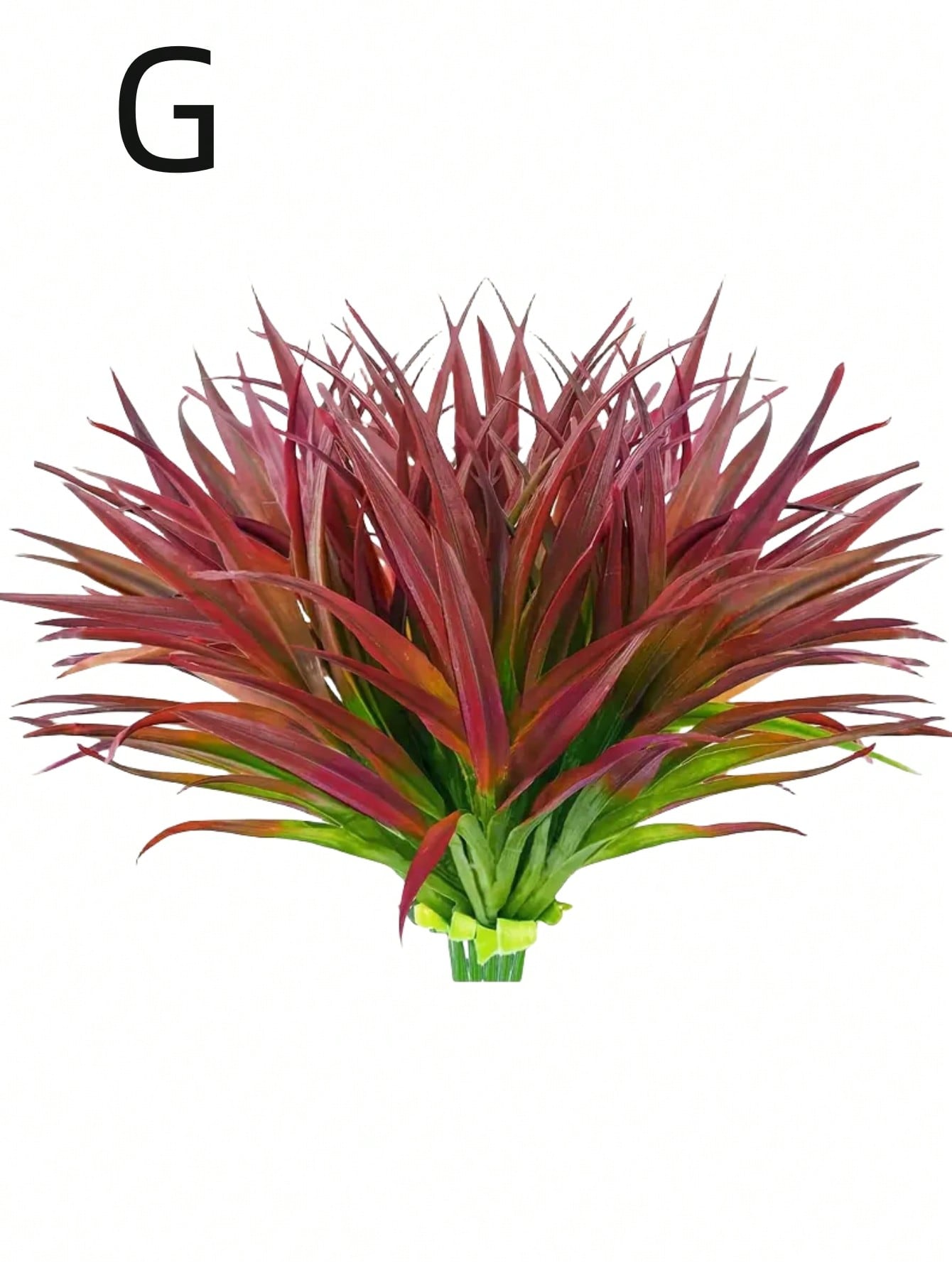 

1 pack of 4pcs anti-ultraviolet artificial tall grass plant spider plant bouquet home decoration floral supplies