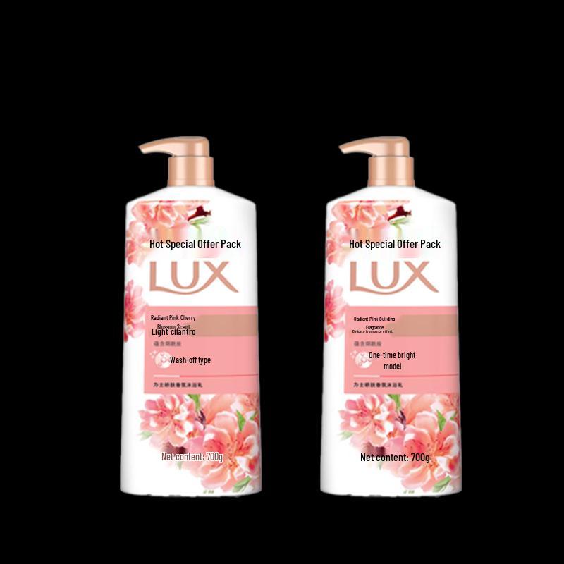 LUX Brightening Pink Cherry Blossom Scent Shower Gel