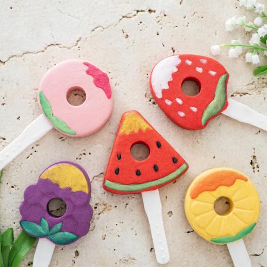 Fruit-Scented Bubble Bath Bombs for Kids Foaming Bath Salt Balls with Essential Oils Moisturizing Skin-Softening Fun Kids Bath Toys