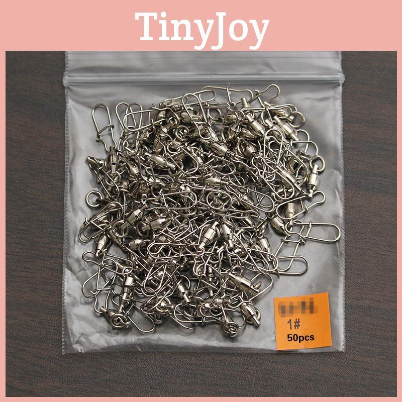 Premium Stainless Steel Ball Bearing Fishing Swivel With Secure Lock Snap Set