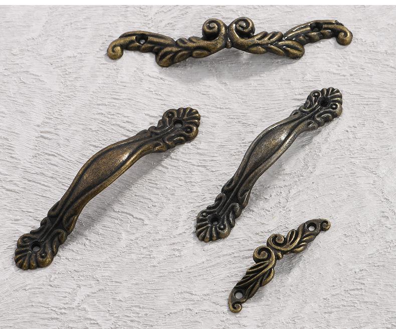 Zinc Alloy Mini Drawer Handles - Antique Jewelry Box Pulls, Decorative Cabinet Hardware for Gift Packaging & DIY Craft