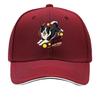 Playful Border Collie Tennis Illustr Sandwich Baseball Cap Sun Cap Outdoor Workouts Hat