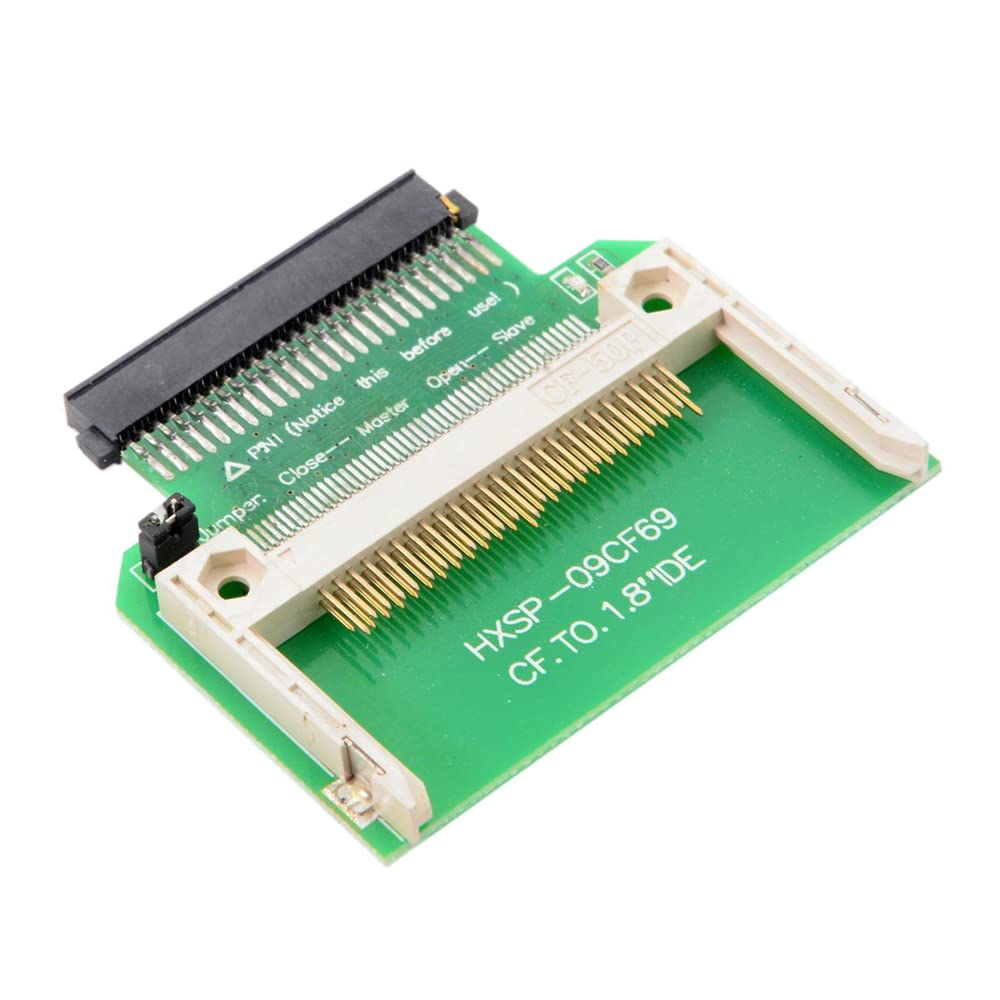 NFHK CF CompactFlash Speicherkarte IDE Festplatte SSD Konverter Adapter 50-Pin 1,8 Zoll