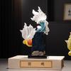 Creative Resin Fish Sculpture Decor, Luxury Home, Living Room, Office, Dining Room, Blessing Decoration, Abstract Wealth, 1Pc