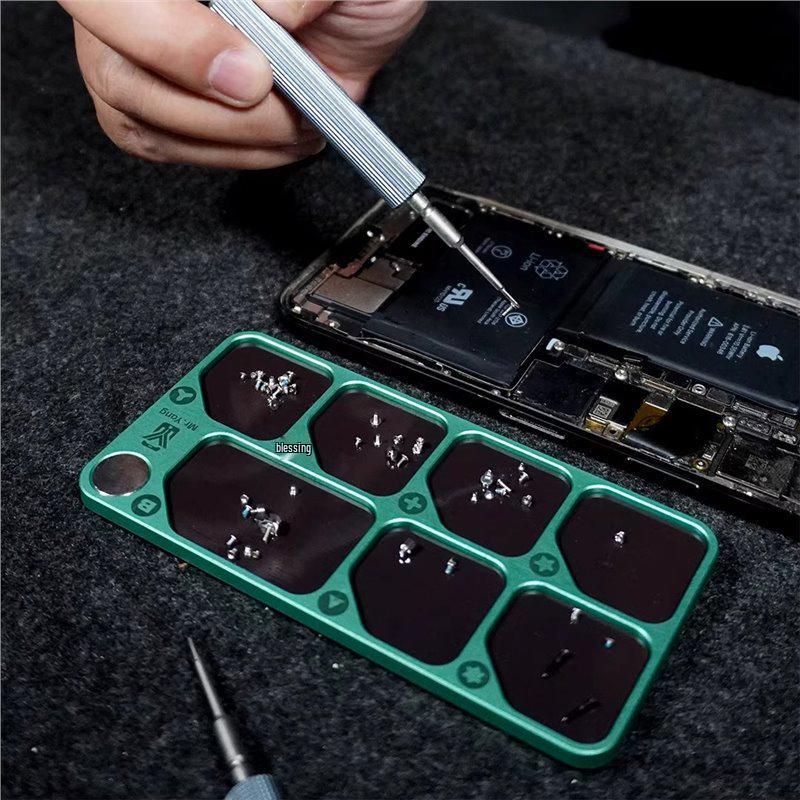 Screw Storage Board: Aluminum Alloy Magnetic Organizer by Yang Changshun