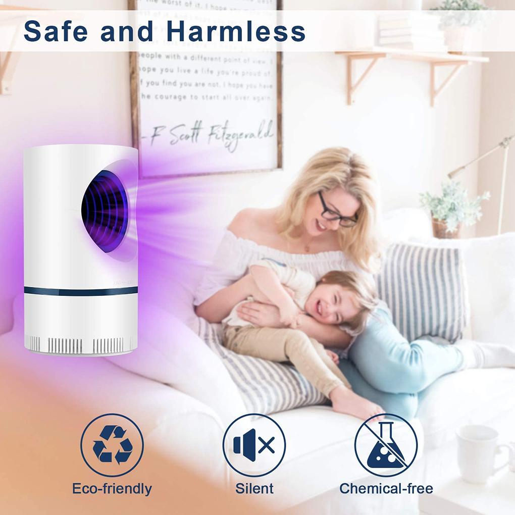 Electric Pest Lamp Flying Bug Insect LED Light Portable Living Room Office Indoor Outdoor Low Noise Repeller Accessories