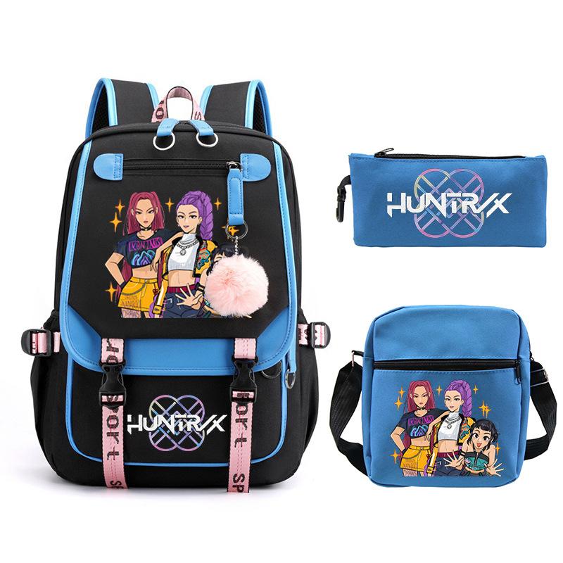 KPop Demon Hunters Cross-border Large Capacity Campus Trend Primary and Secondary School Student Leisure School Bag