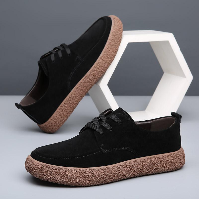 Piele de căprioară de vacă, pantofi casual pentru bărbați, pantofi oxford cu șireturi, pantofi de bord pentru bărbați, pantofi pentru bărbați, pentru bărbați, pantofi casual pentru bărbați