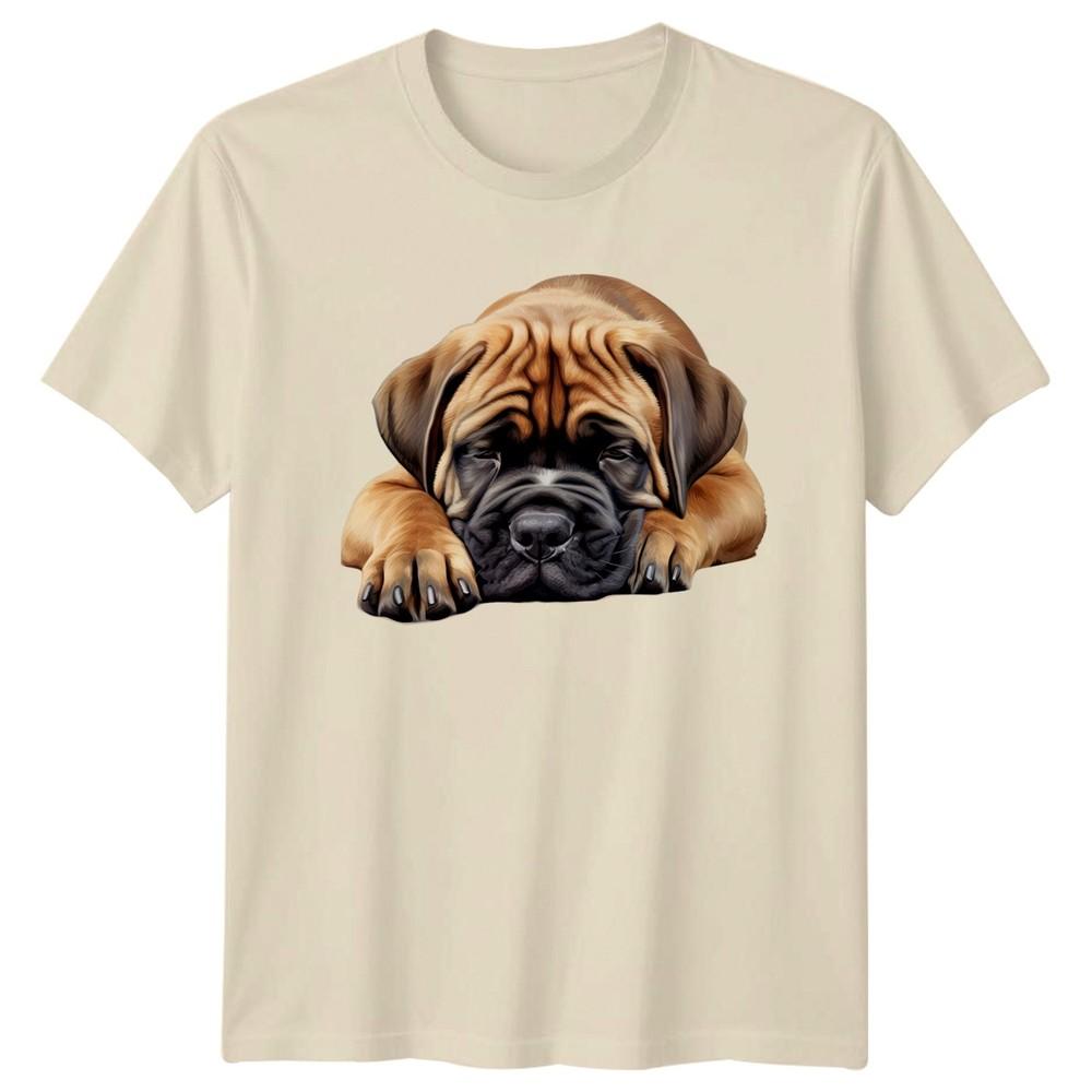 Puppy Mastiff Dog Animals Unisexs TShirt Unisexs Graphic Tee
