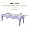 Waterproof Oilproof PU Bench Cover Slipcover Skid Resistant