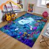 Sea Animal World Koberec Delphinidae Koberec Oceanic Delfíni Obývací pokoj Ložnice Velká plocha Měkká 3D módní dekorace Mat