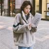 Imitation Mink Fleece Jacket Women's Fur Short Fleece Thickened Winter New Thin Small Woolen Coat