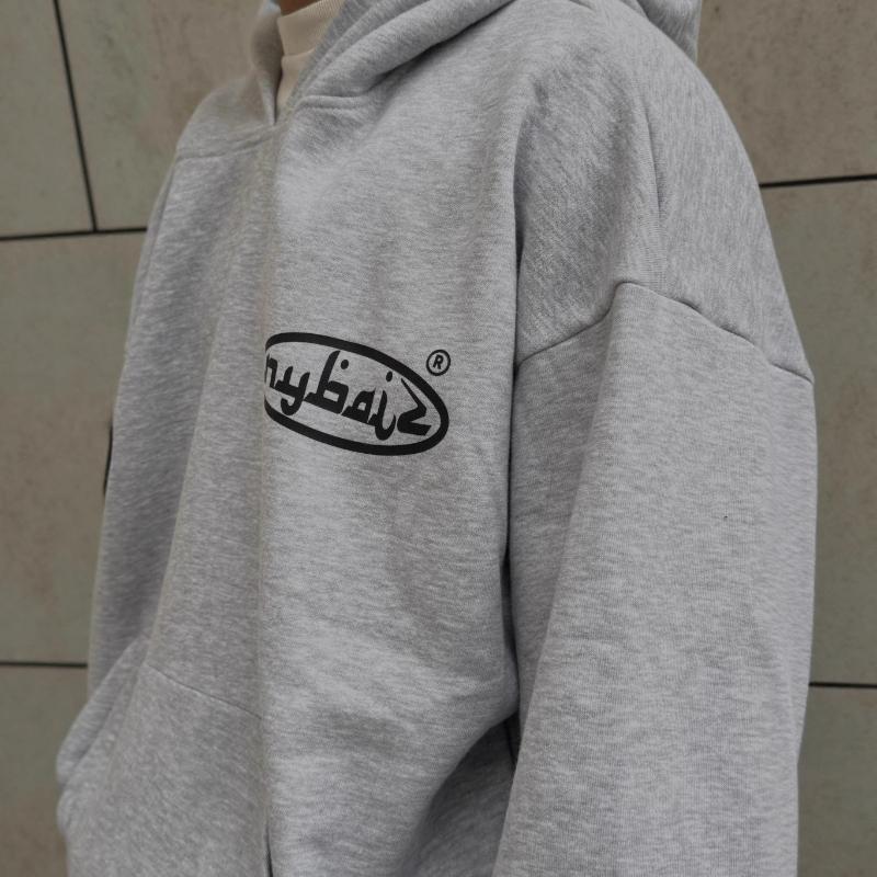 European and American autumn and winter high street print trend autumn and winter casual hooded sweatshirt