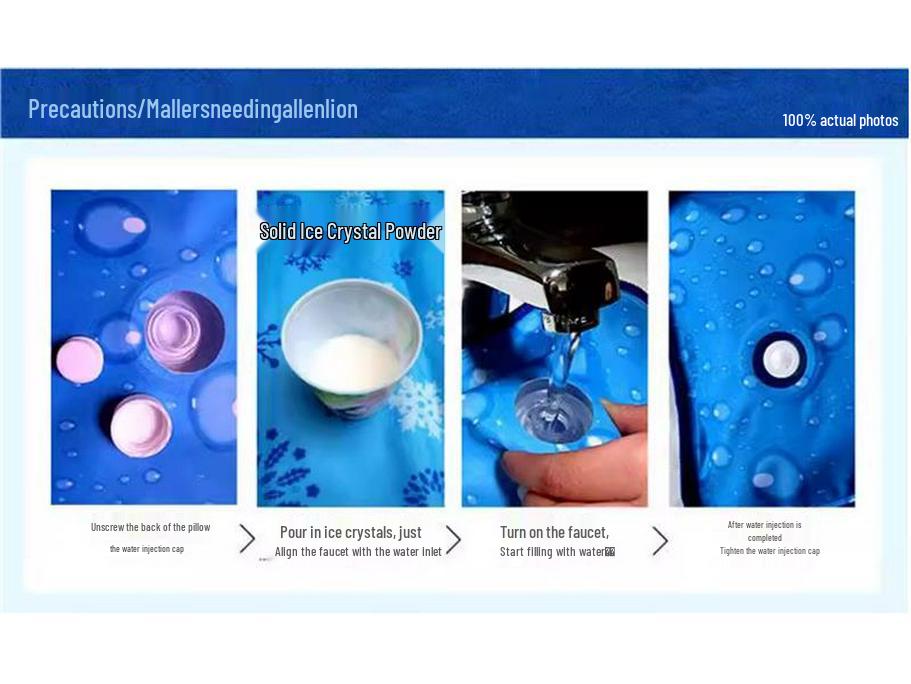 Inflatable Dual-Use Water Cushion: Summer Ice Pillow & Lumbar Support Backrest for Bath & Nap