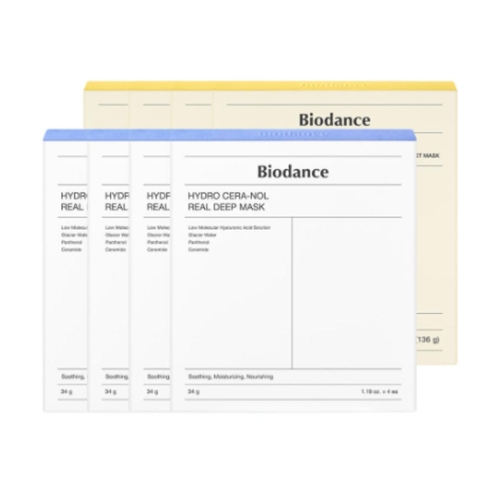 

Biodunce Ceranol & Vita Sheet Mask Set — Soothing Barrier Care + Brightening Hydration (32 Sheets)