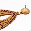 Bohemian Women Wooden Earrings Dangle Pendant Hook for Christmas, Day, Valentines