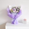 Hand-Knitted Rose Yarn Bouquet - Perfect Birthday or Festival Gift for Friends and Teachers