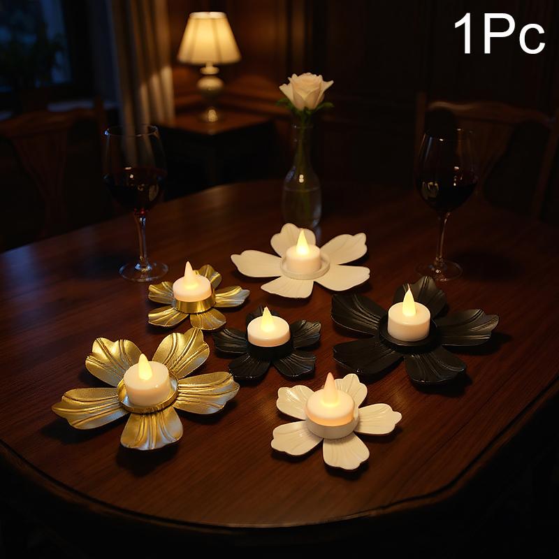 1PC Iron Occasions Practical Romantic Durable Elegance Stable Holiday Decorations Artistic Atmosphere Dining Tables