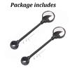 2PCS High Quality Hose Adjustment Sport Mirror for Motorcycle ATV Dirt Bike Electric Rearview Mirror Handlebar Mirror