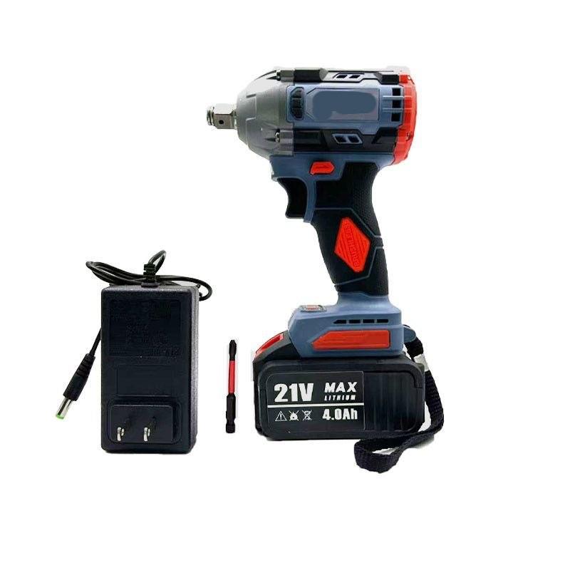 Brushless High-Torque Lithium-Ion Electric Impact Wrench for Auto Repair & Woodworking