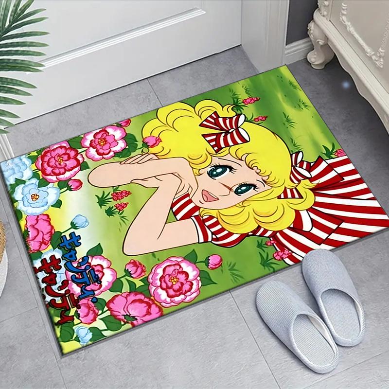 1pc Candy Candy2 Design Area Rug - Non-Slip, Soft & Cozy Floor Mat for Living Room, Bedroom, Office - Indoor/Outdoor Decorative Carpet