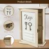 Wall Key Holder House Key Box Cabinet Living Room Wall Hanging Storage Box Home Decor Case Wood Craft Gifts